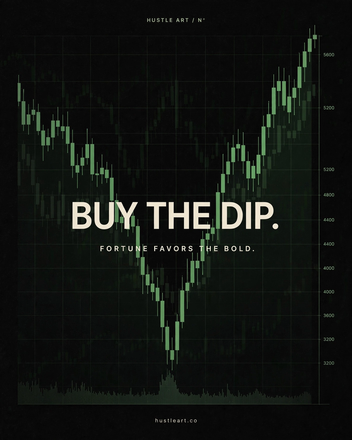 Buy The Dip - flat art