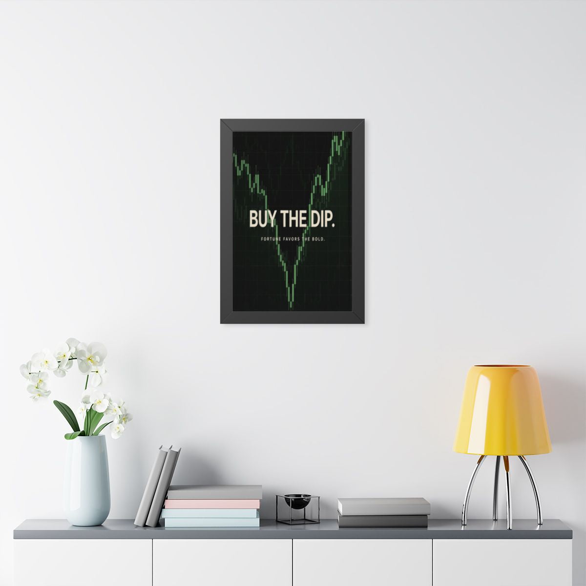 Buy The Dip - Framed Poster - Black - 16x24