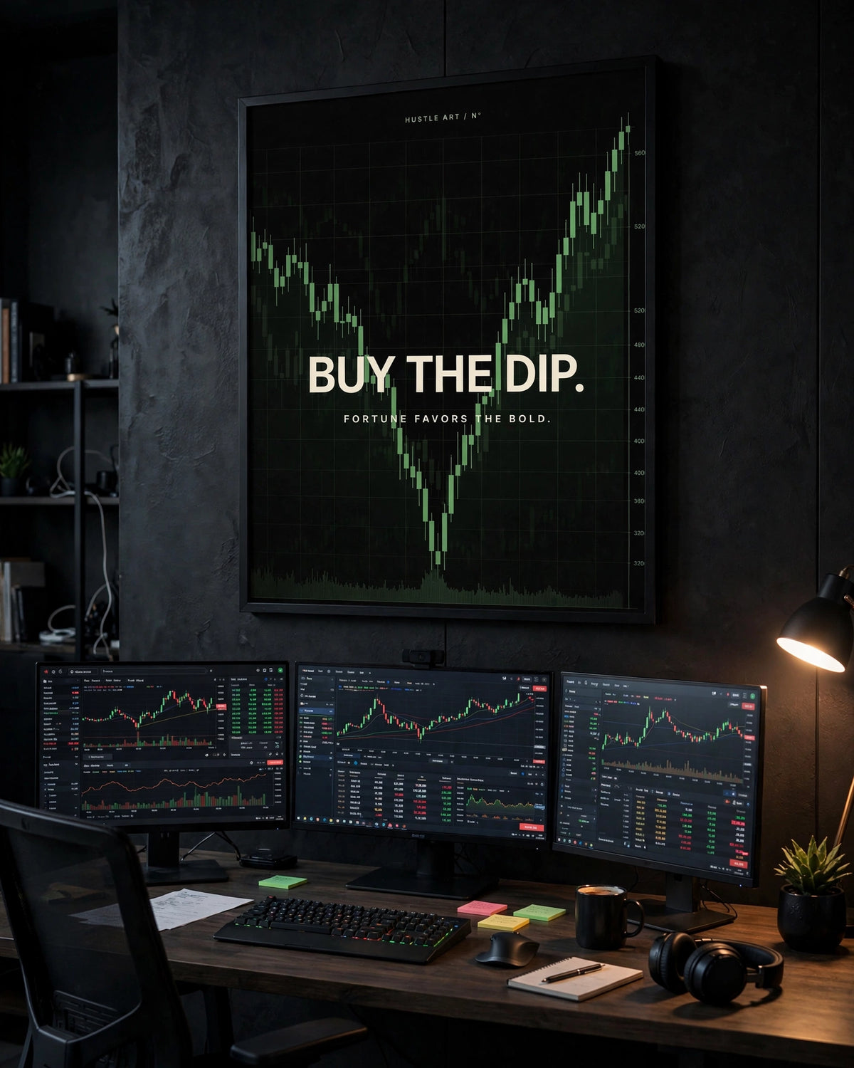 Buy The Dip - trading office