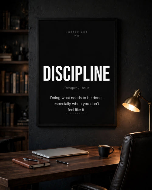 Discipline - styled in an executive office