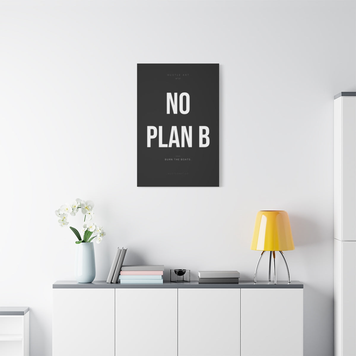 No Plan B - Canvas Print — 24×36