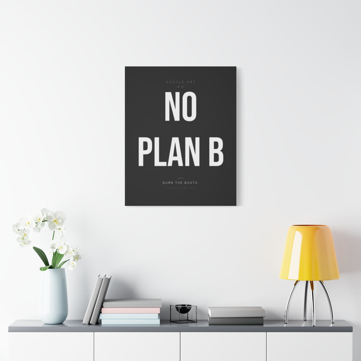 No Plan B - Canvas Print — 24×30